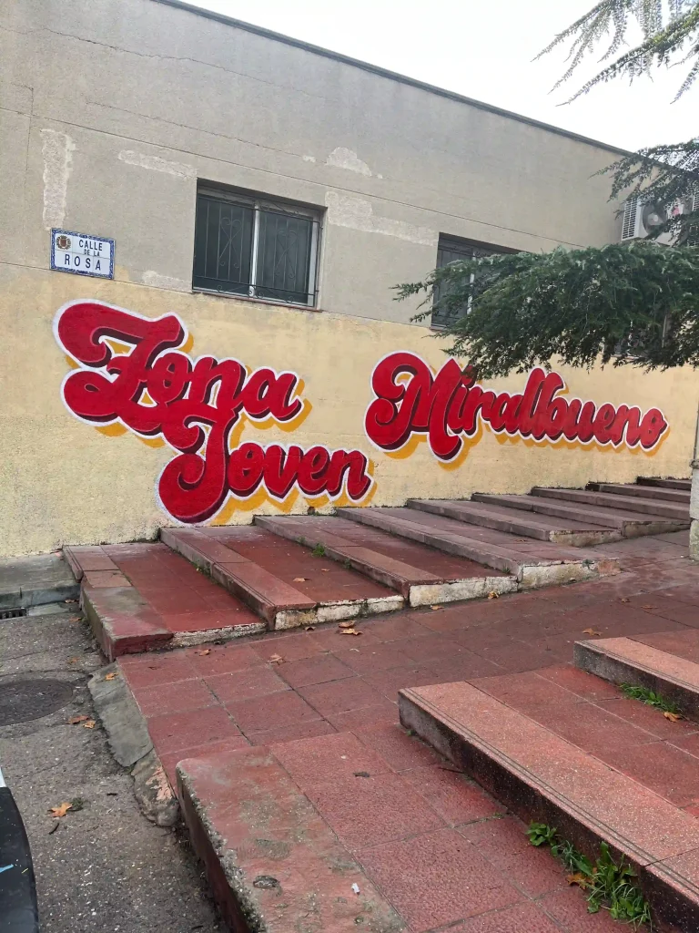 Graffiti letras pared