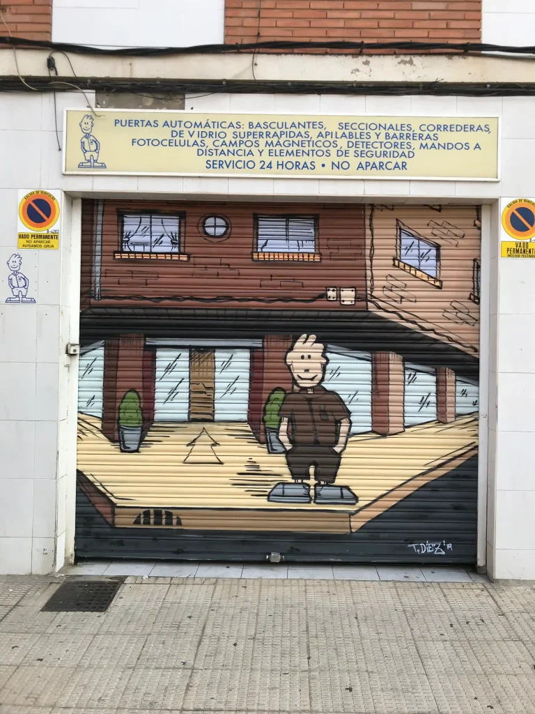 Graffiti persiana comercio