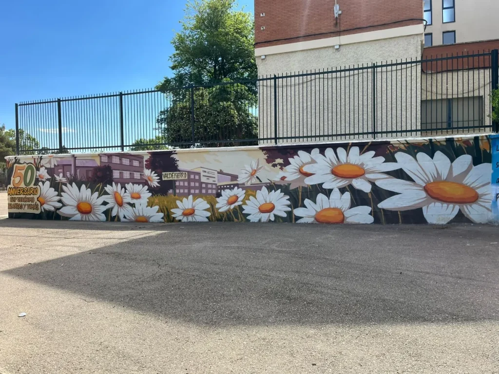 Mural infantil valdefierro Zaragoza