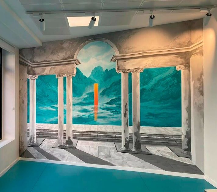 murales para bibliotecas por encargo